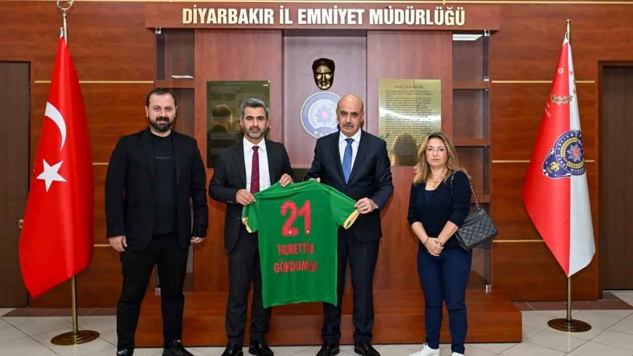 Amedspor'dan Diyarbakır Emniyet Müdürü’ne ziyaret
