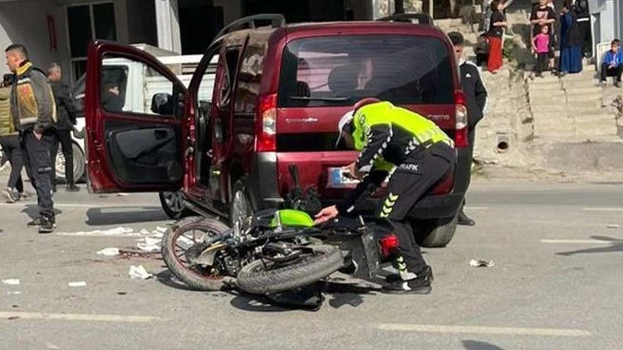 Hakkari'de motosikletle kamyonet çarpıştı: 1 kişi yaralandı