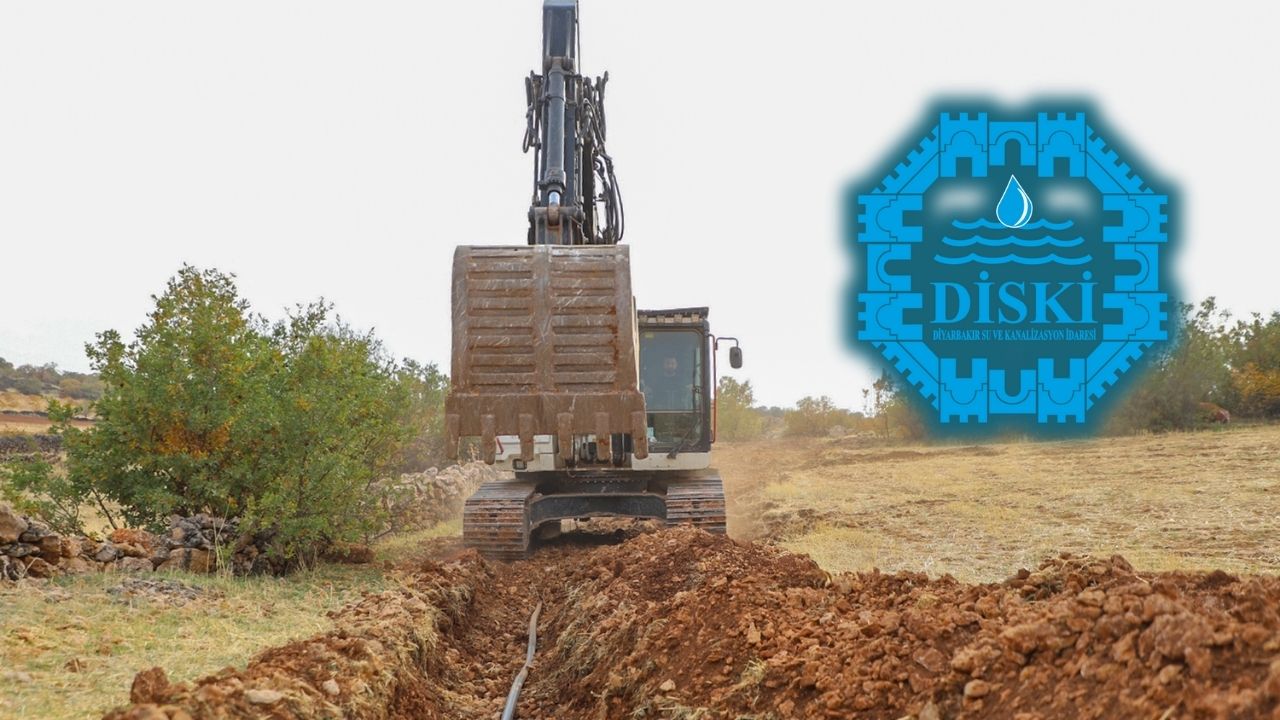 DİSKİ, Eğil’de yeni içme suyu hattını tamamladı
