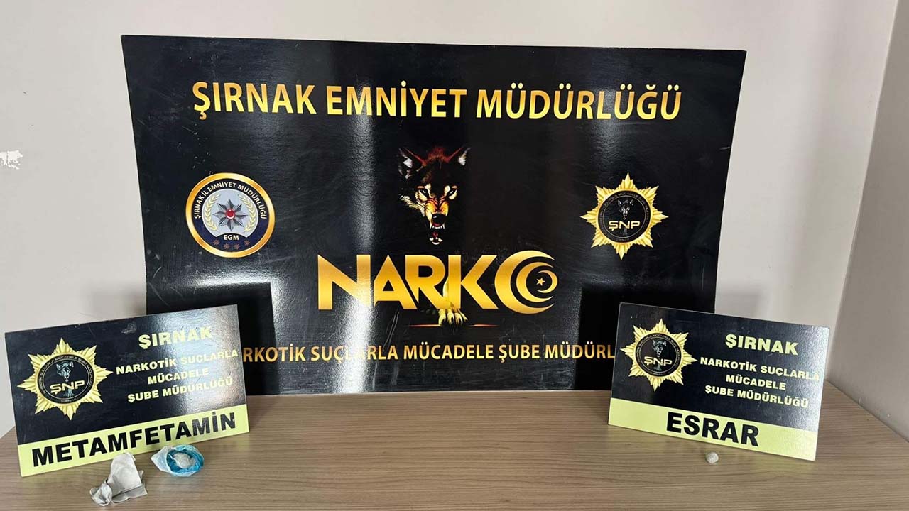 Şırnak'ta uyuşturucu operasyonu