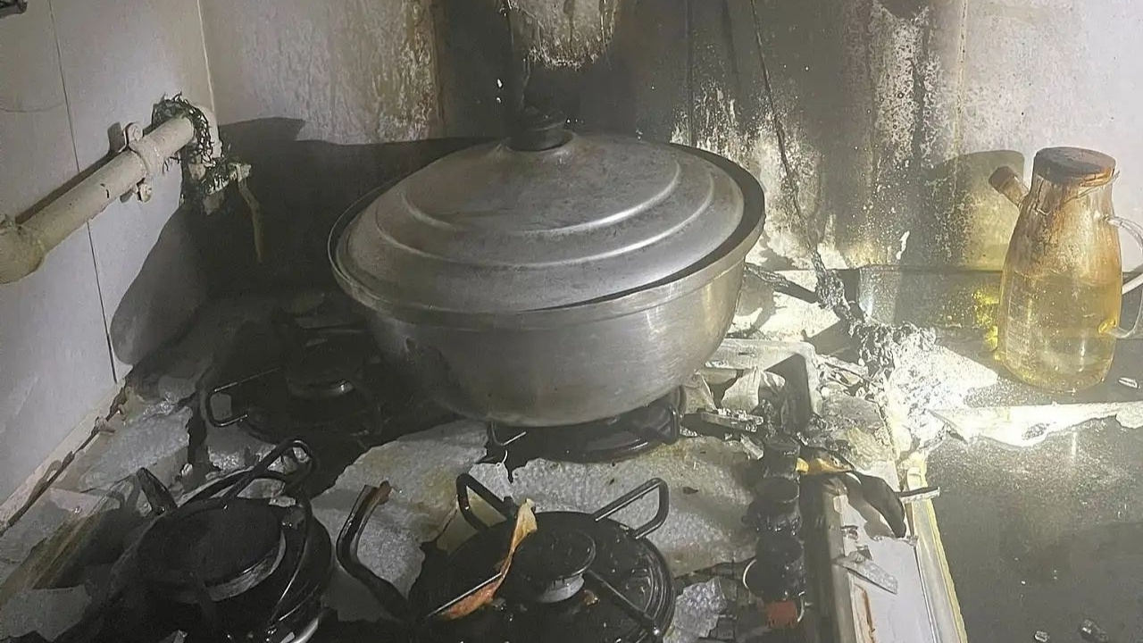 Siirt'te korkutan ev yangını