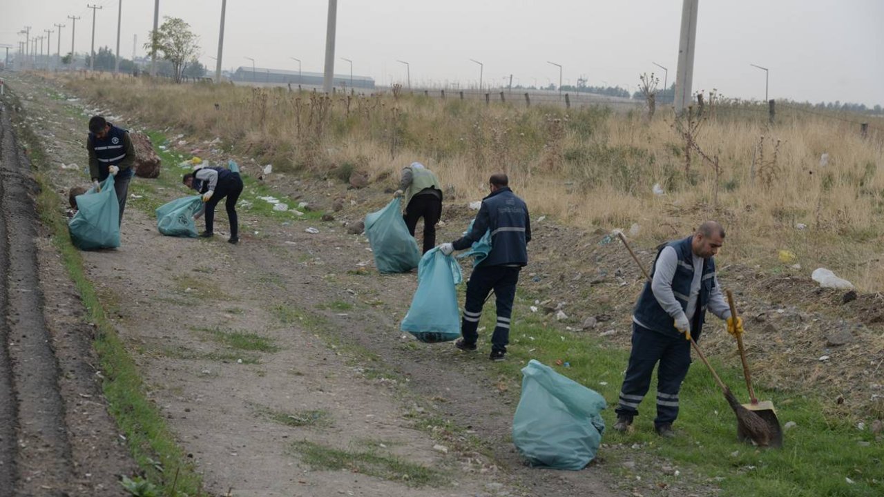 Diyarbakır’ın 4 ana girişinde temizlik seferberliği