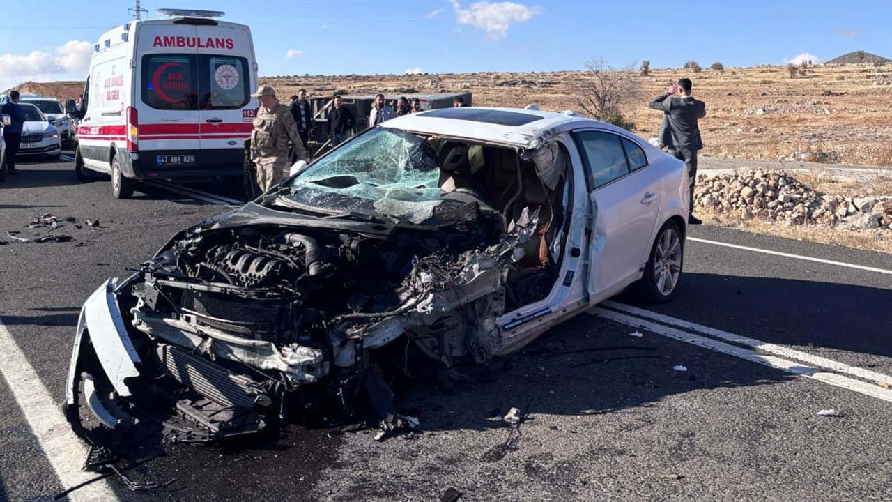 Mardin'de trafik kazası: 2 yaralı