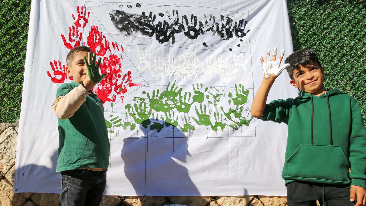 Diyarbakır'da ‘Filistin için sen de iz bırak’ etkinliği gerçekleşti