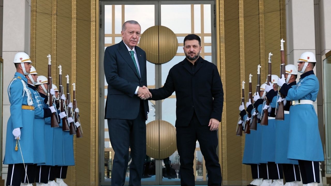 Cumhurbaşkanı Erdoğan Zelenskiy ile görüştü