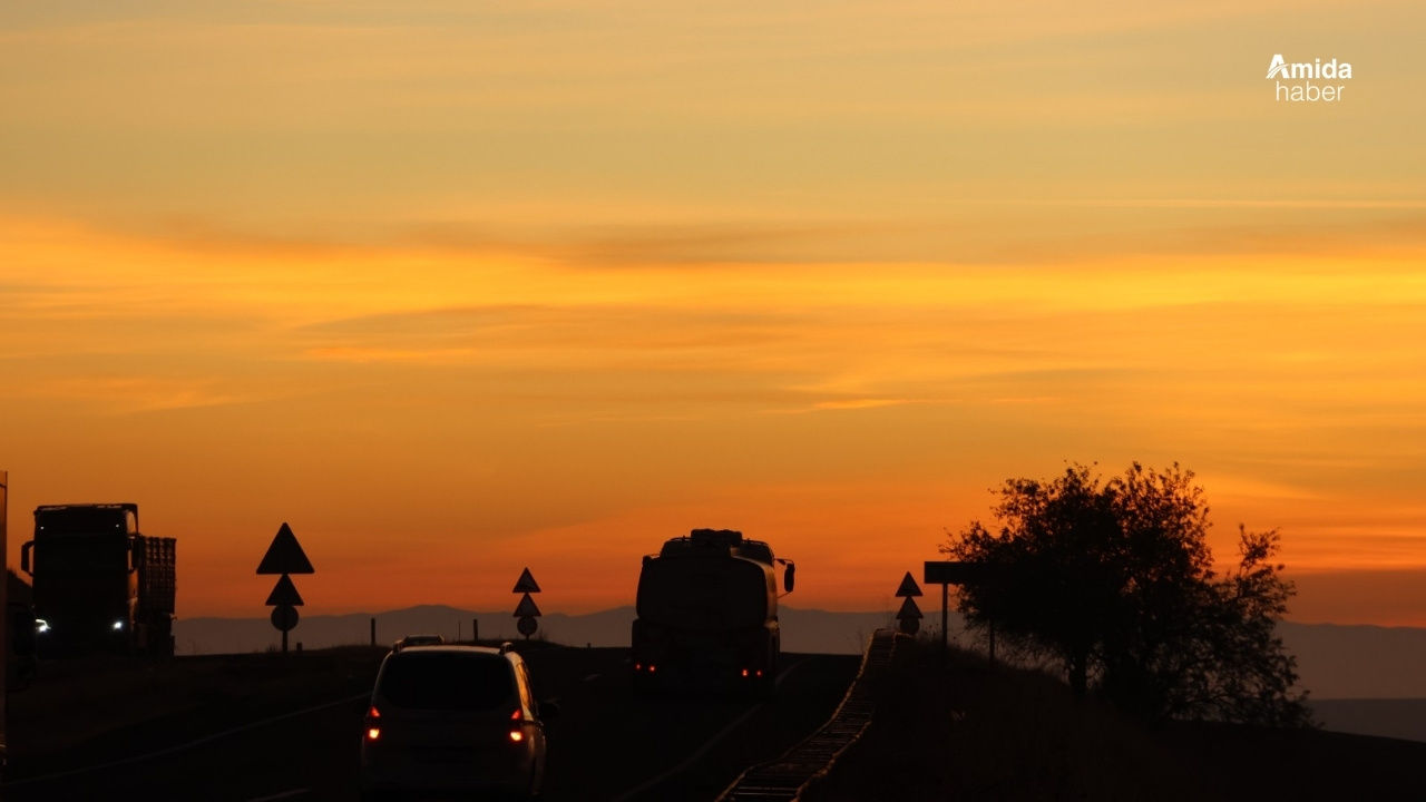 Diyarbakır-Silvan yolunda kartpostallık görüntüler