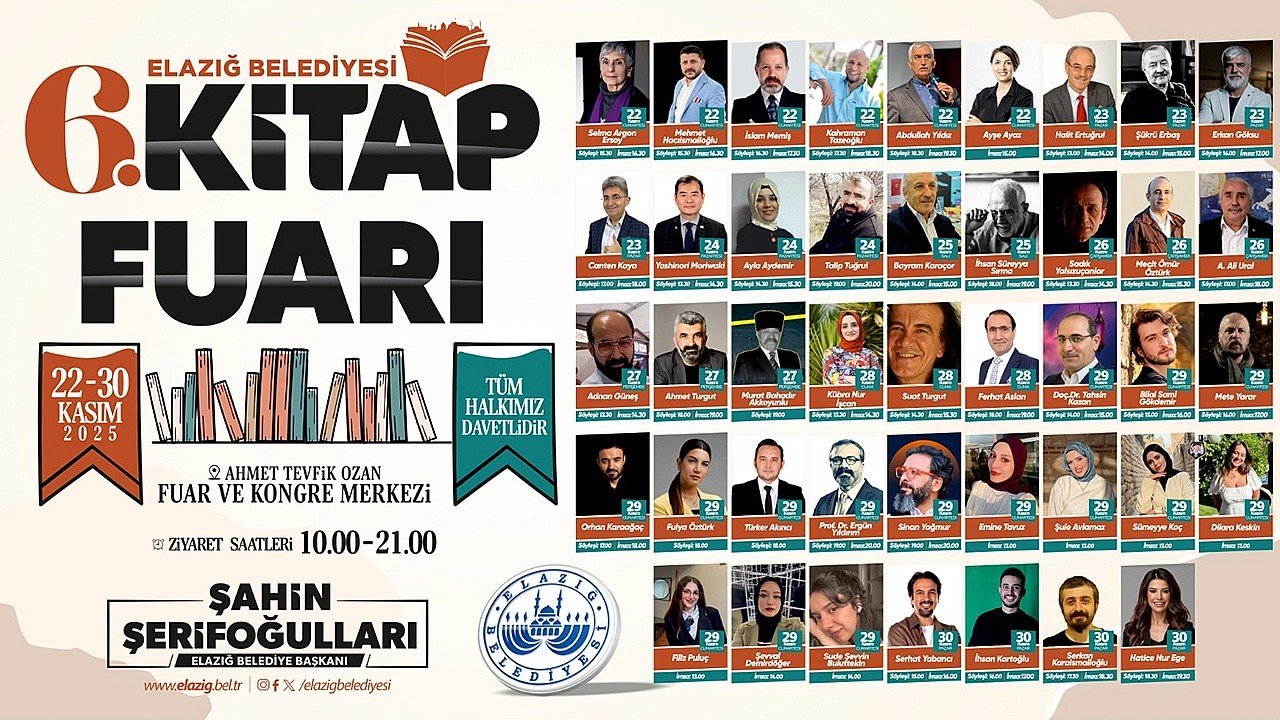 Elazığ’da 6. Kitap Fuarı 80'e aşkın yayınevi ile açıldı