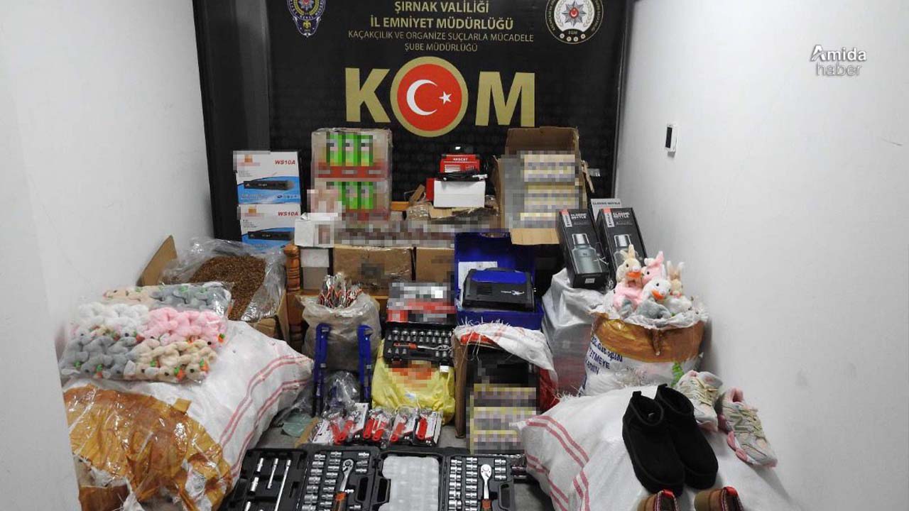 Şırnak'ta kaçakçılık operasyonu