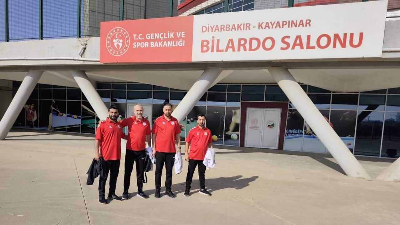 Diyarbakır’ın bilardo takımı Ankara’da mücadele edecek