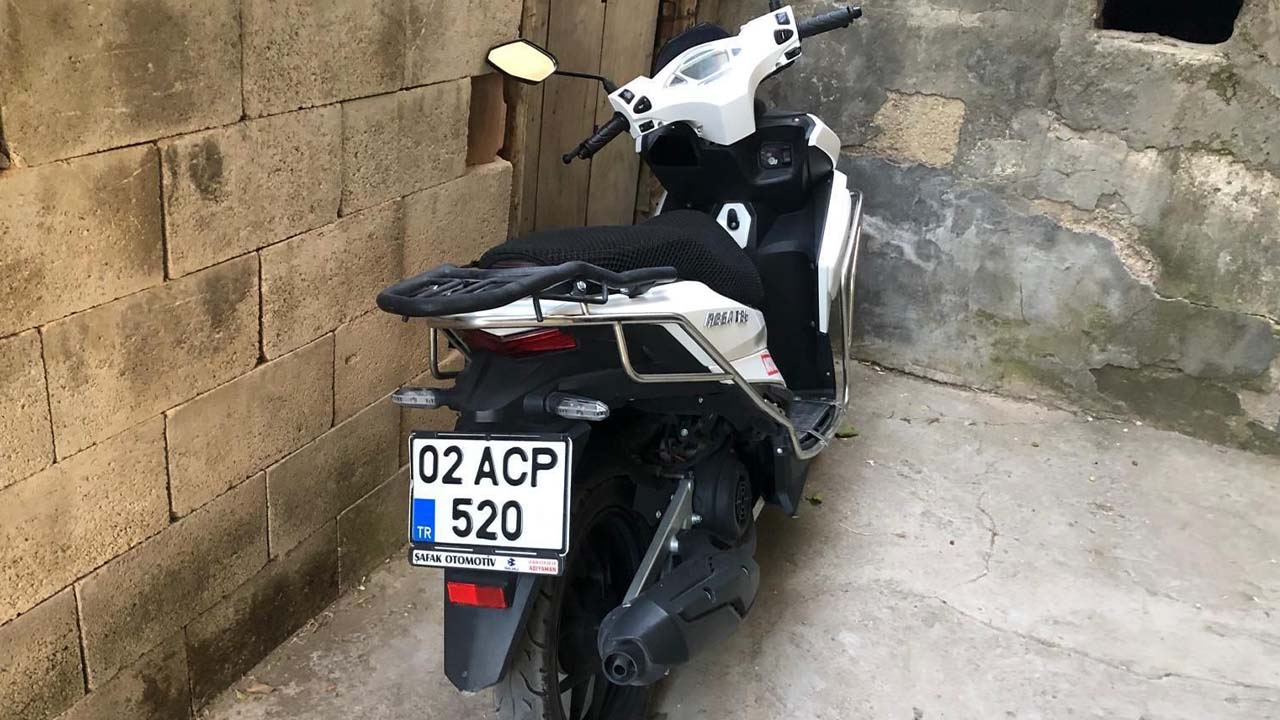 Adıyaman’da park halindeki motosiklet çalındı