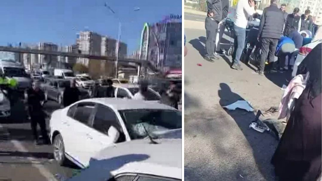 Diyarbakır'da zincirleme kaza: 4 kişi yaralandı