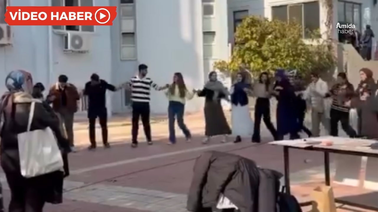 Diyarbakır’da öğrencilerin halay molası