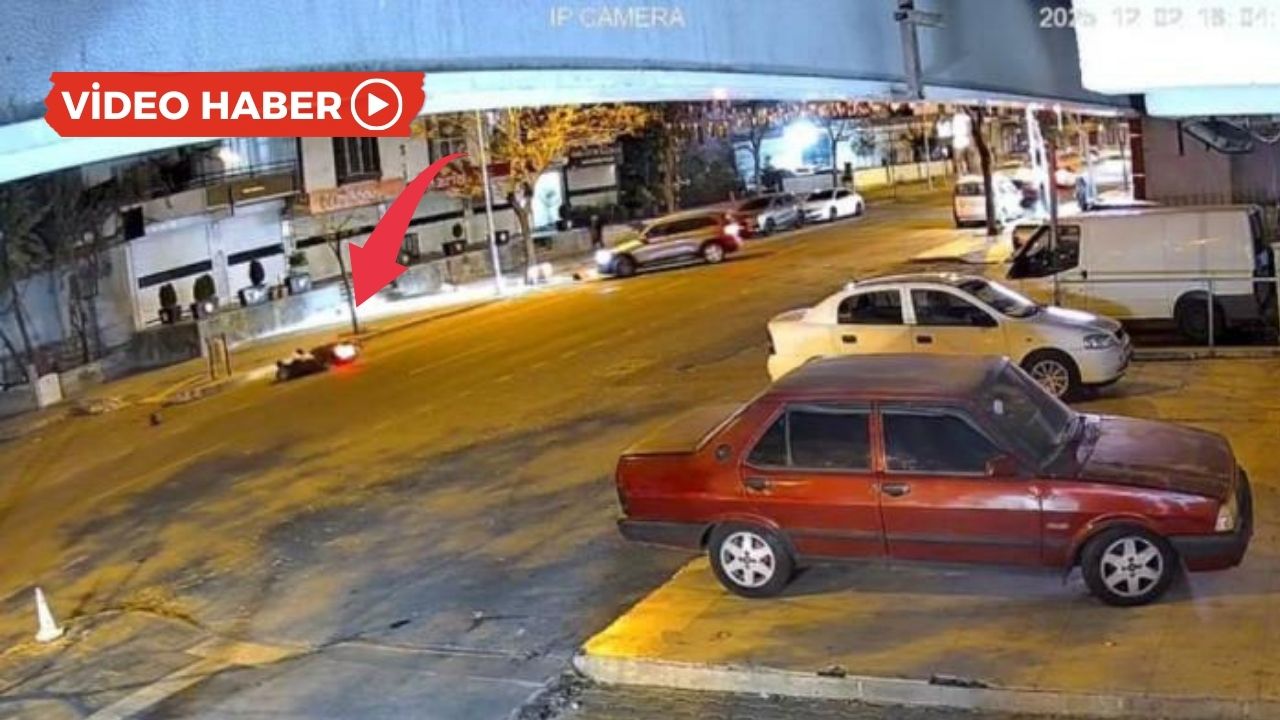 Diyarbakır’da otomobil motokuryeye çarptı: Sürücü metrelerce savruldu