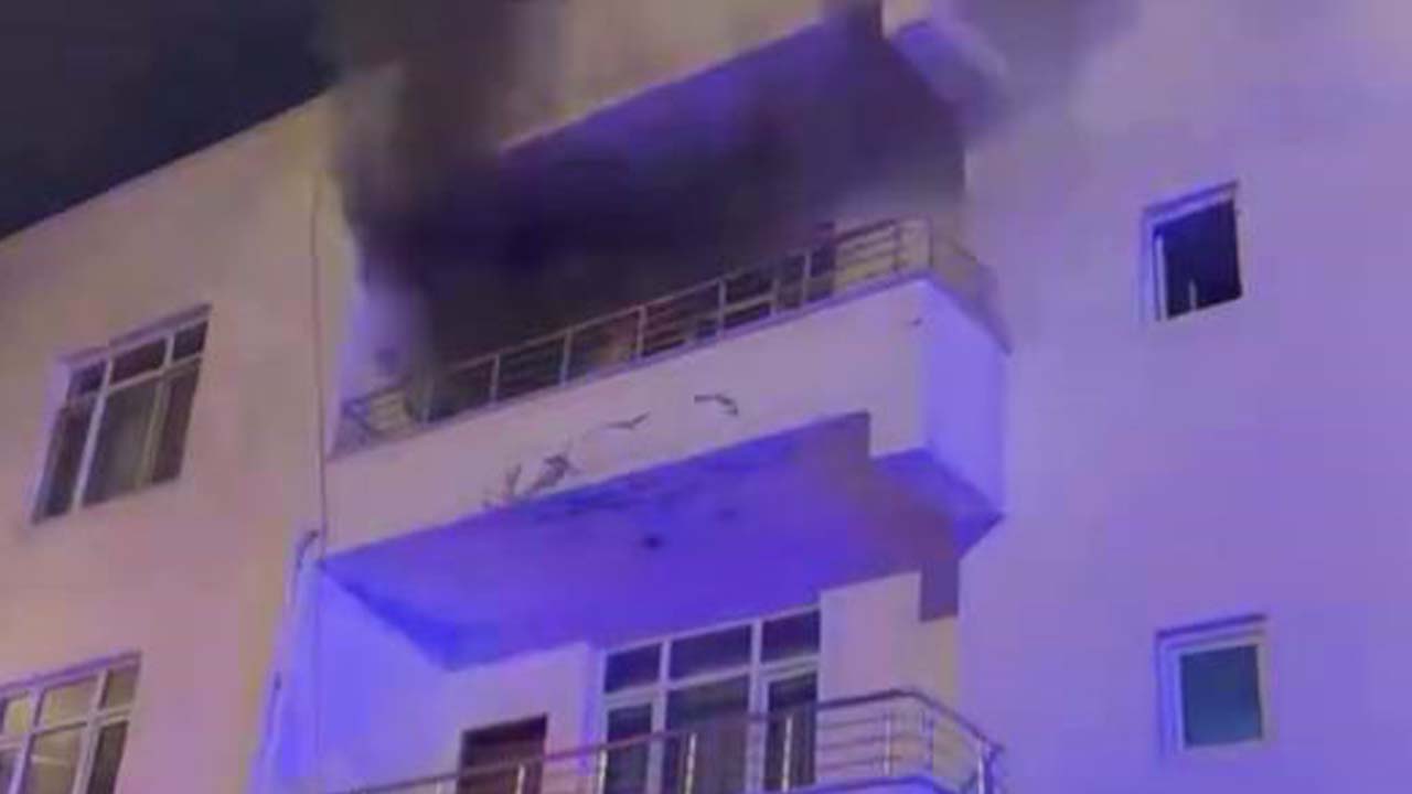 Diyarbakır’da korkutan ev yangını