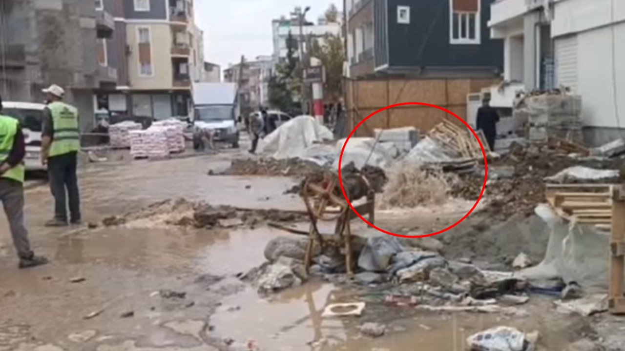 Adıyaman’da büyük panik: Doğalgaz borusu delindi