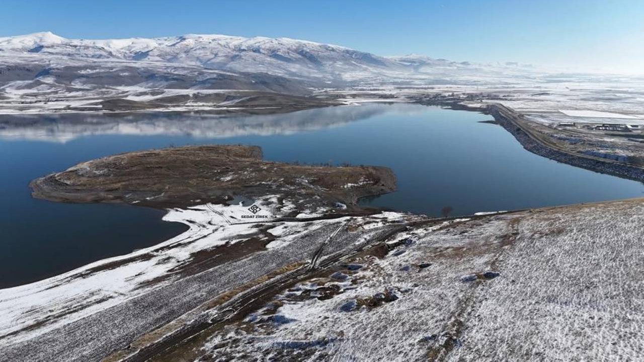 Patnos Barajı’nda görsel şölen