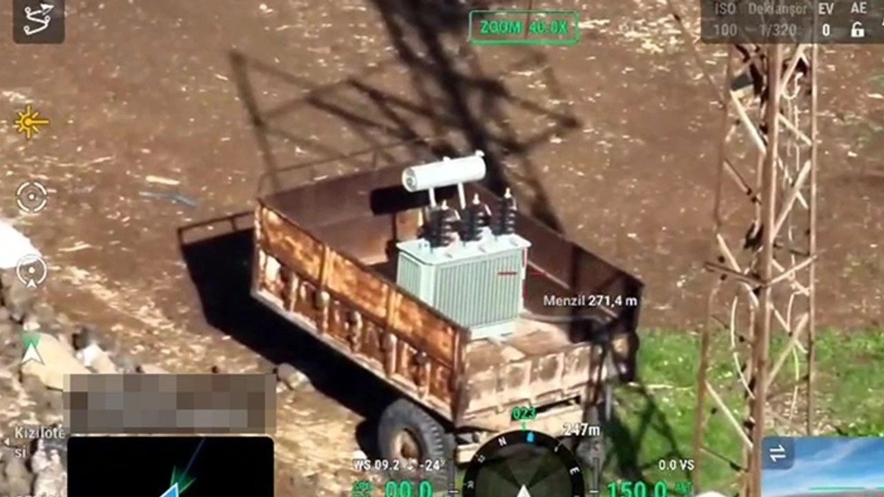 Mardin’de dron operasyonu: 10 kaçak trafo yakalandı