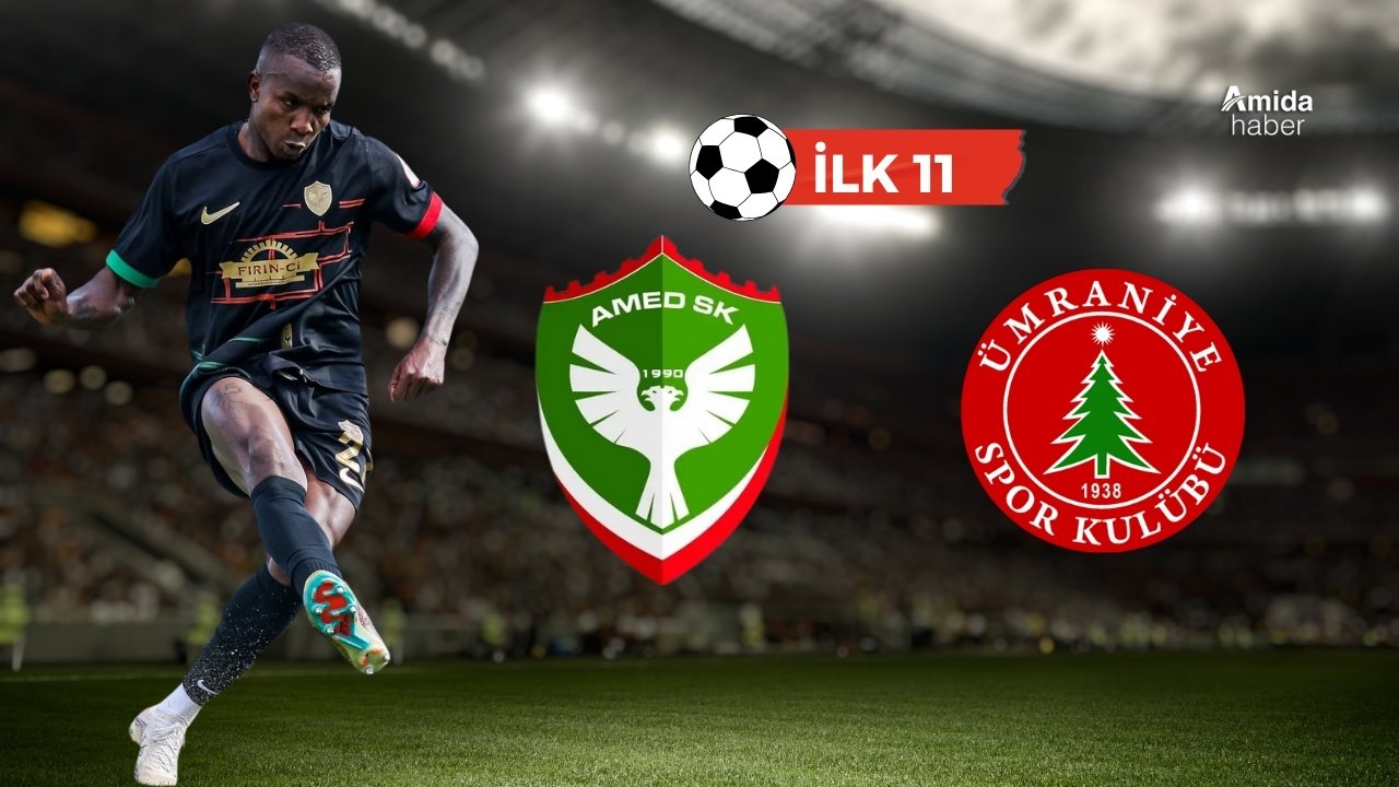 Amedspor’un Ümraniye karşısındaki 11’i belli oldu