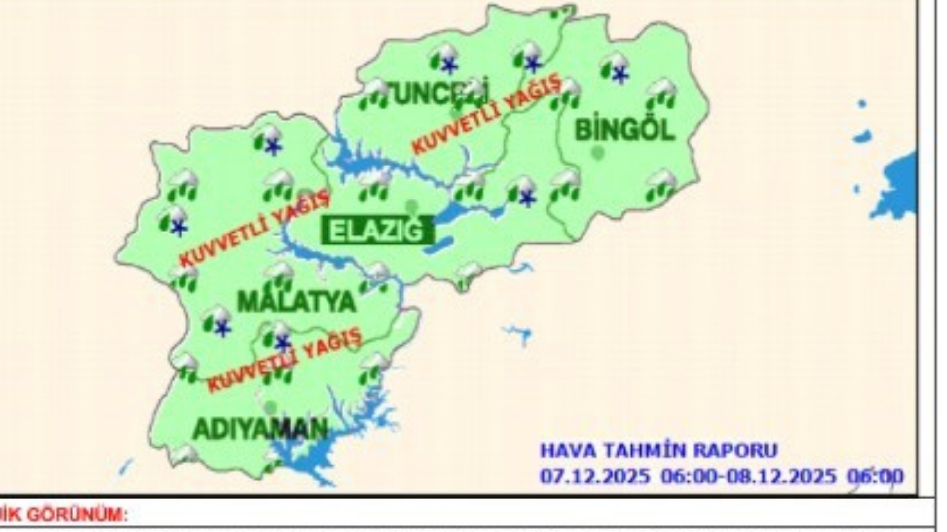 Meteoroloji 5 il için kuvvetli yağış uyarısı yaptı