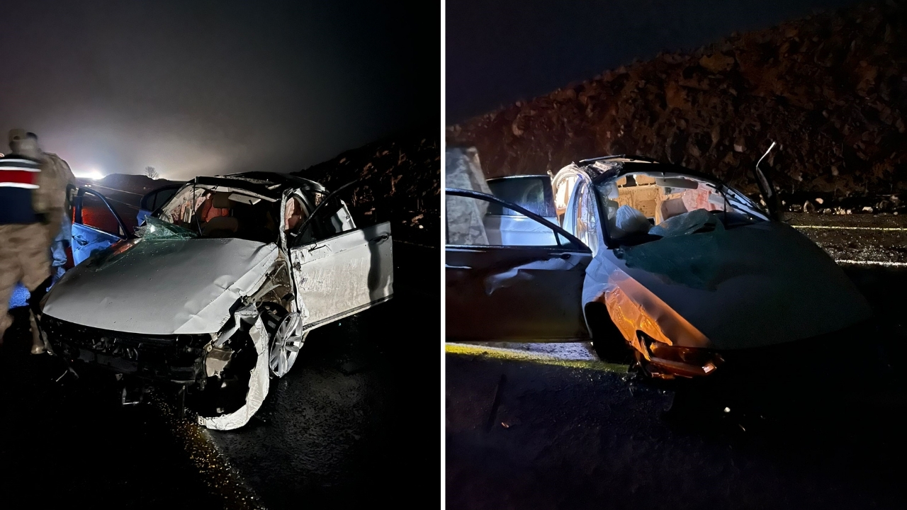 Diyarbakır’da otomobil takla attı: 1 ölü, 1 yaralı