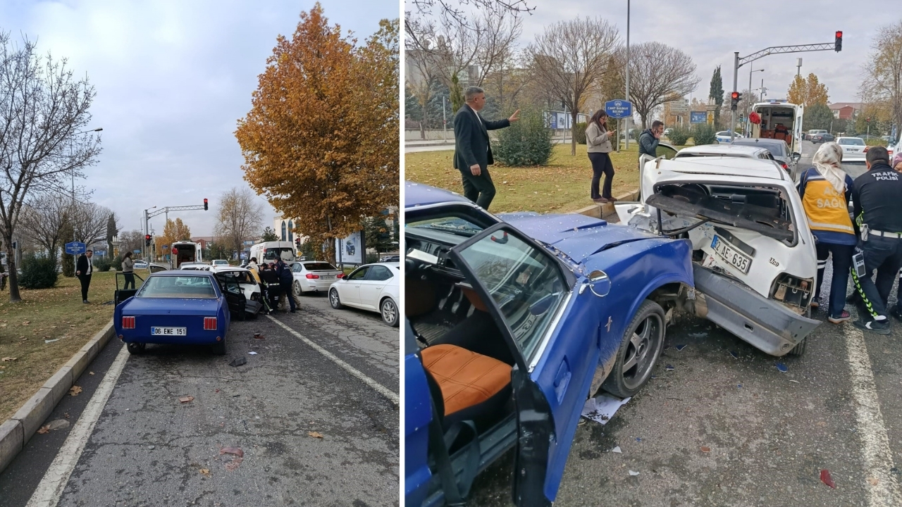 Elazığ'da trafik kazası: 1 yaralı