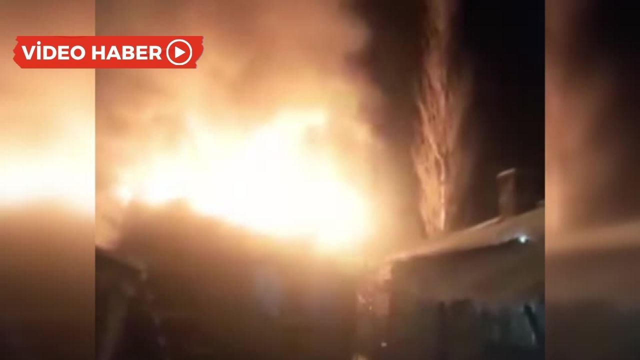 Hakkari’de korkutan yangın