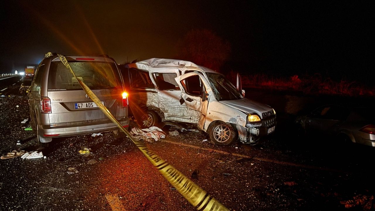 Mardin’de feci kaza: 3 ölü, 6 yaralı