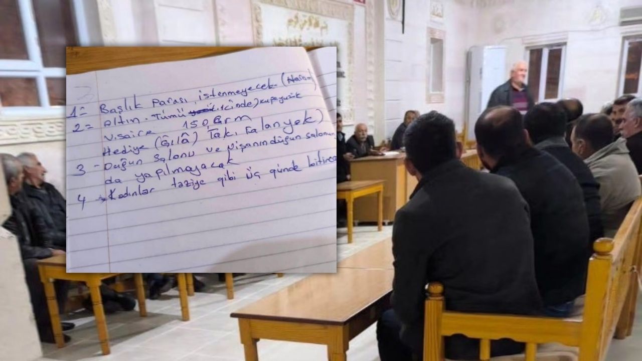 Mardin’de düğün mutabakatı: Altın ve takıya sınır, salon ve hediyeye son