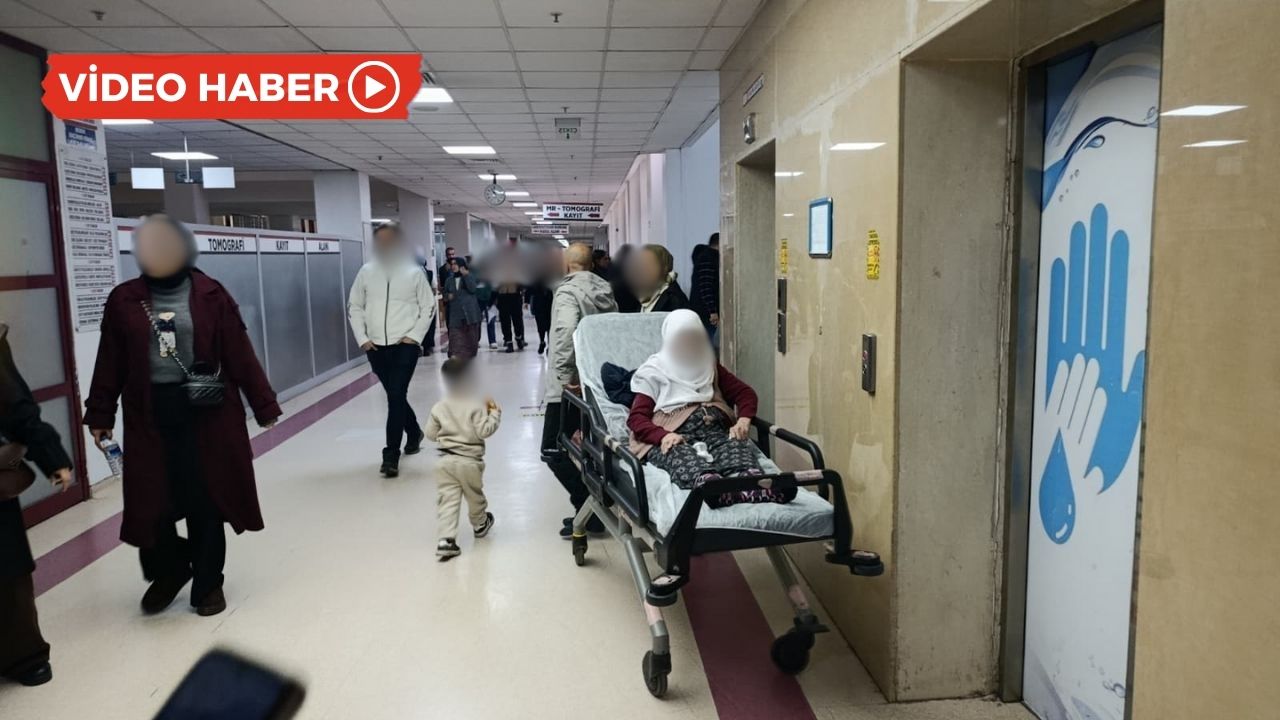 Diyarbakır’daki bu hastanede tekerlekli sandalye yok
