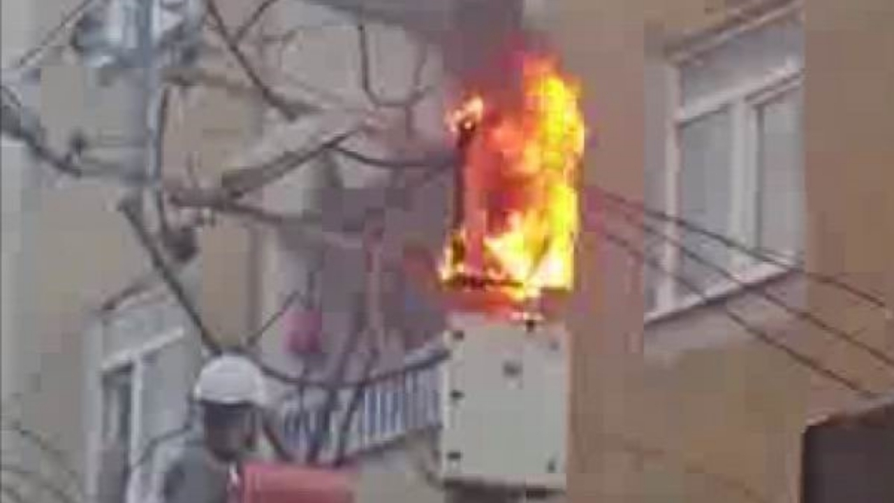 Diyarbakır’da trafo alev aldı