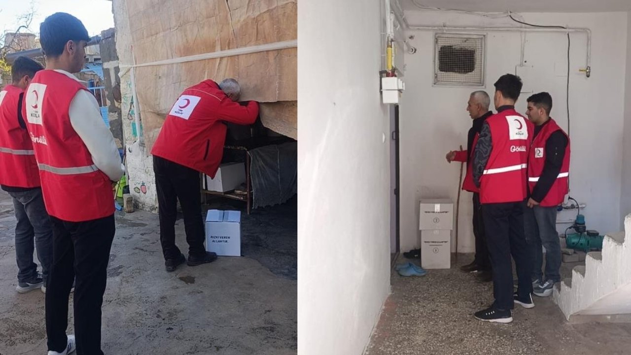 Diyarbakırlı öğrencilerden kış öncesi 50 aileye destek