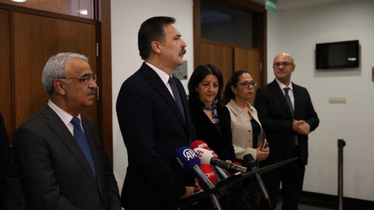 Sürece ilişkin DEM Parti ve TİP’ten açıklamalar