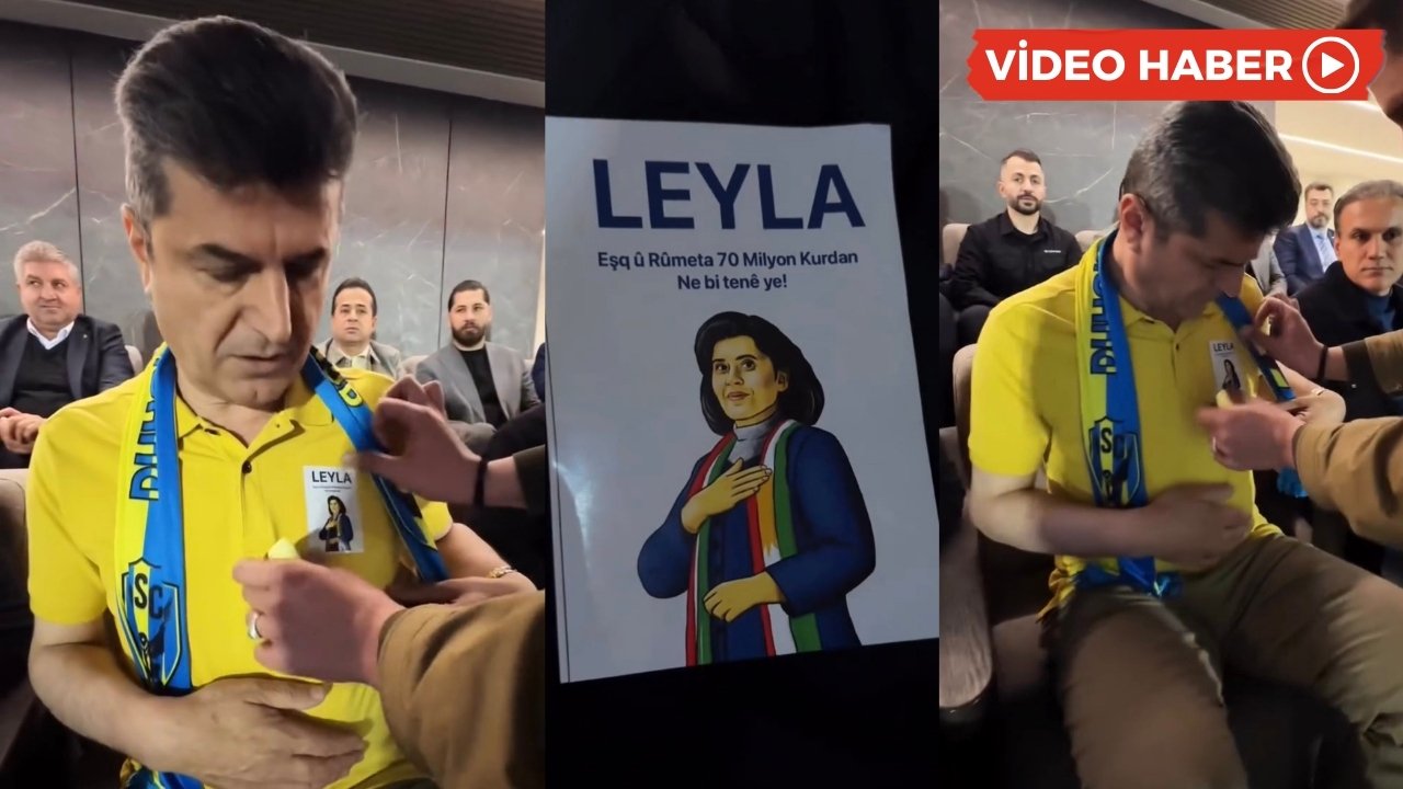 Leyla Zana Duhok tribünlerinde: Validen mesaj