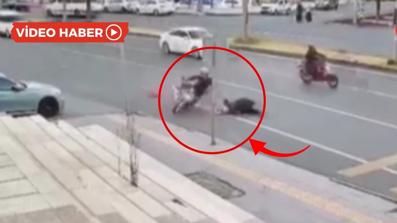 Diyarbakır’da kadına motosiklet çarptı