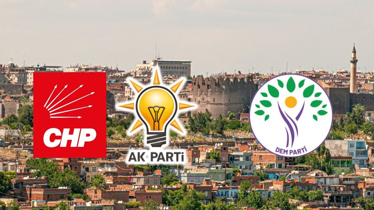 Anket: Diyarbakır’dan CHP ve AK Parti var, DEM yok