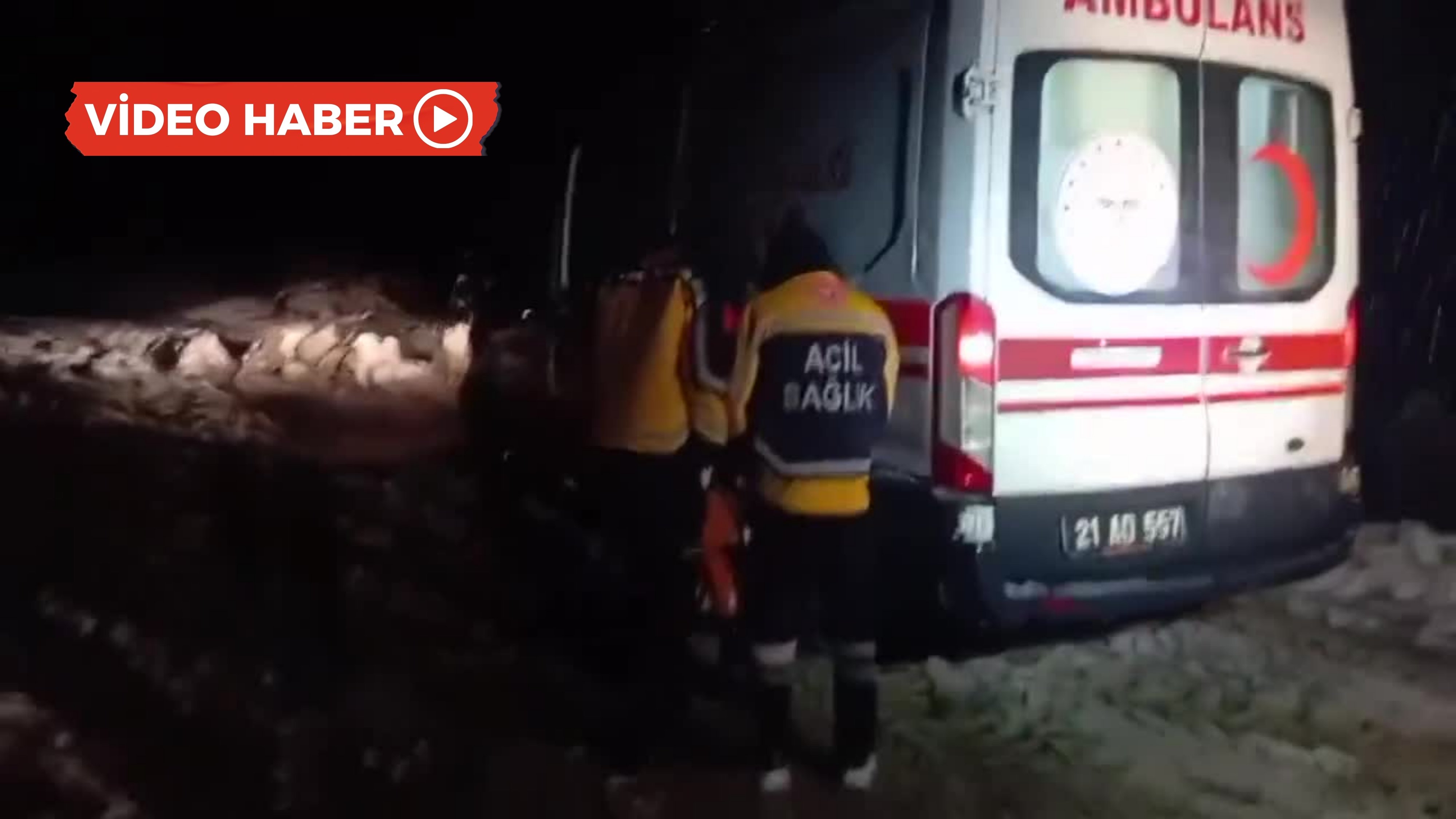 Diyarbakır’da ekipler yaşlı kadın için harekete geçti
