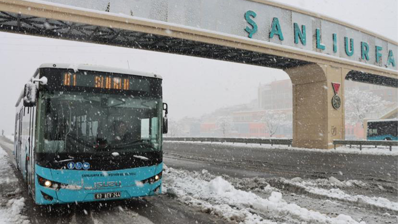 Şanlıurfa’da ulaşıma kar ayarı: 2 gün bedava