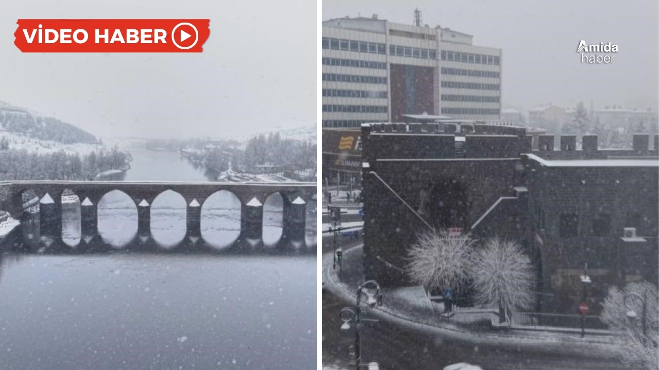 Diyarbakır dört mevsim güzel: Tarihe beyaz örtü