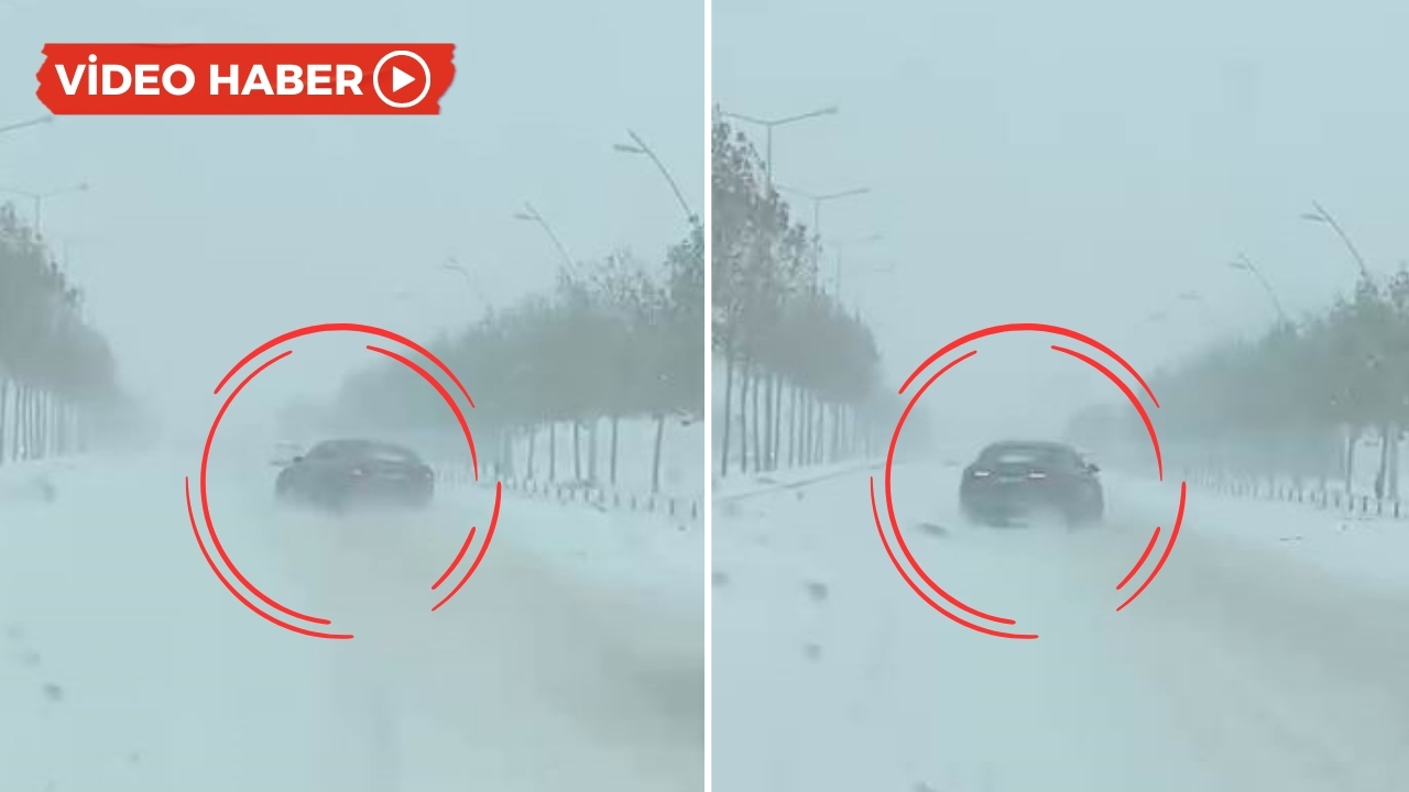 Diyarbakır: Karda kayan araç kazayı kıl payı atlattı