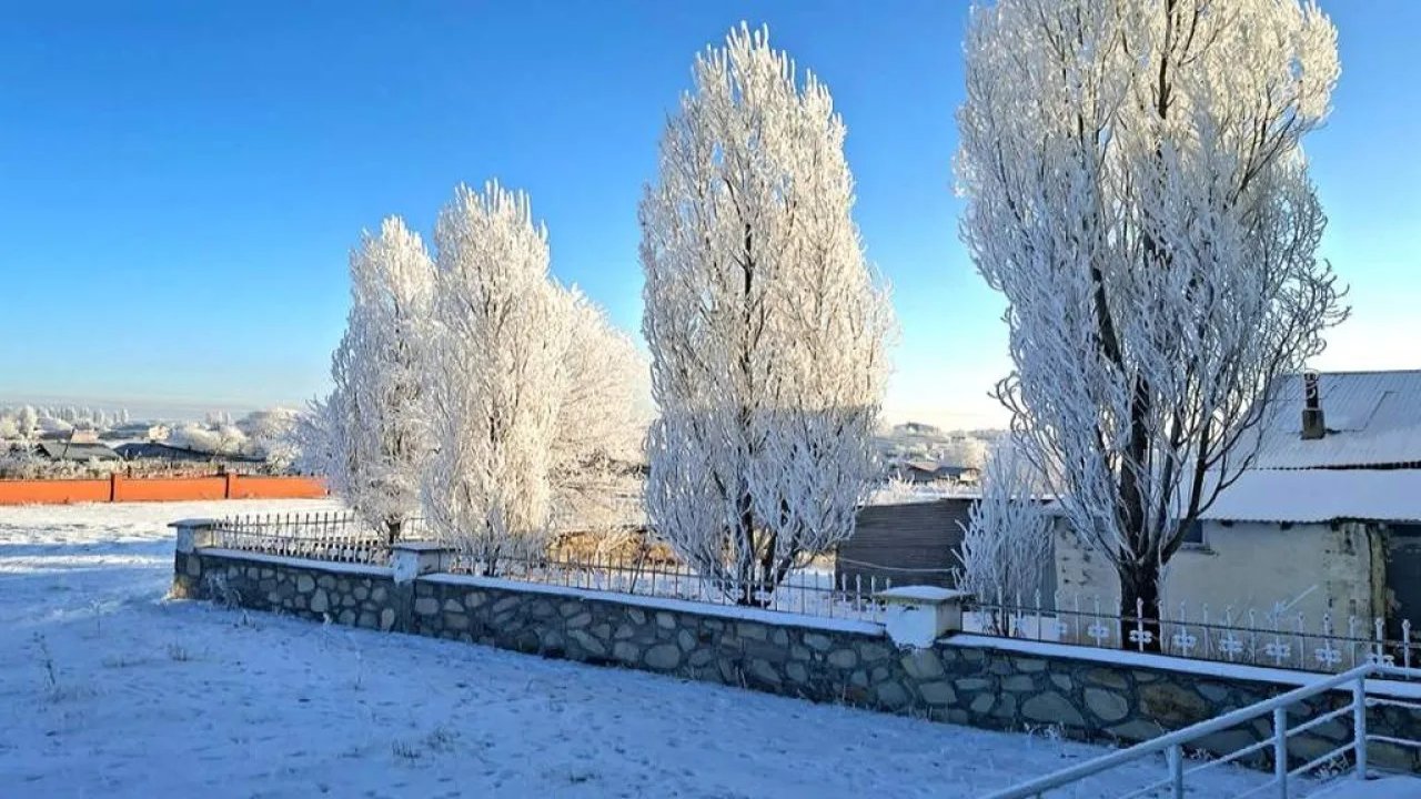 Sibirya değil Göle: Soğuktan hayat durdu