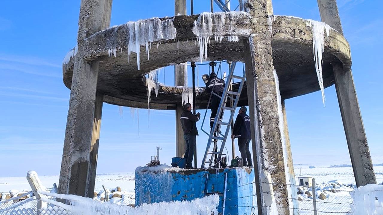 Diyarbakır’da dondan kaynaklı 81 içme suyu arızası giderildi