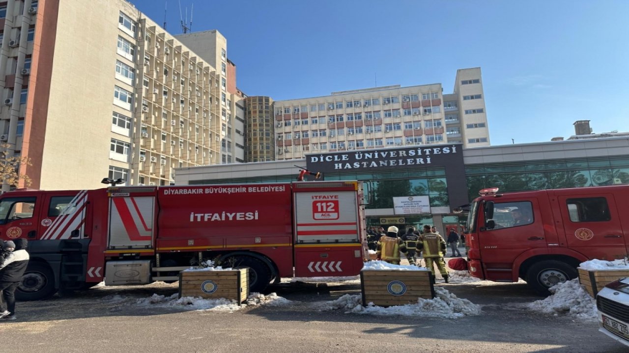 Diyarbakır’da çıkan hastane yangınıyla ilgili resmi açıklama