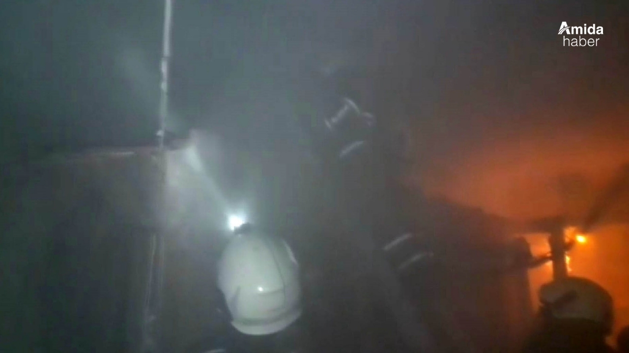 Diyarbakır’da çatı yangını: 40 güvercin öldü