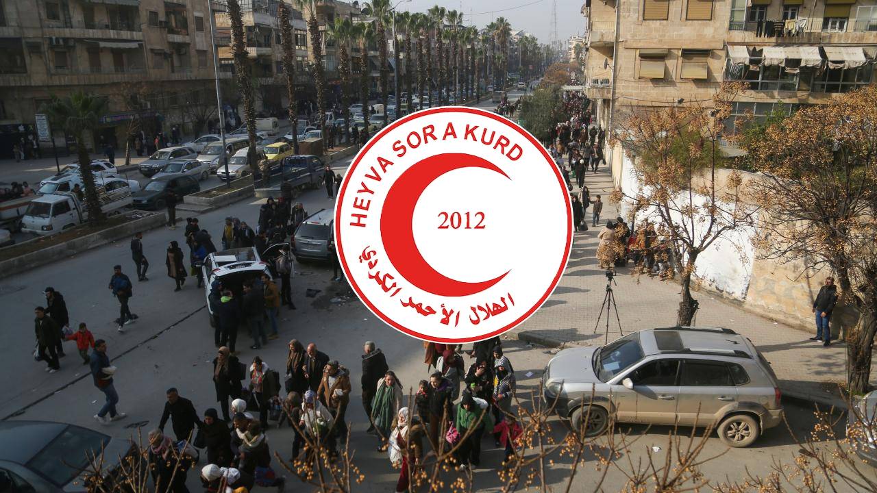 Kürt Kızılayı: Arap Kızılayı koordinesinde Halep’ten 100 yaralı çıkarıldı