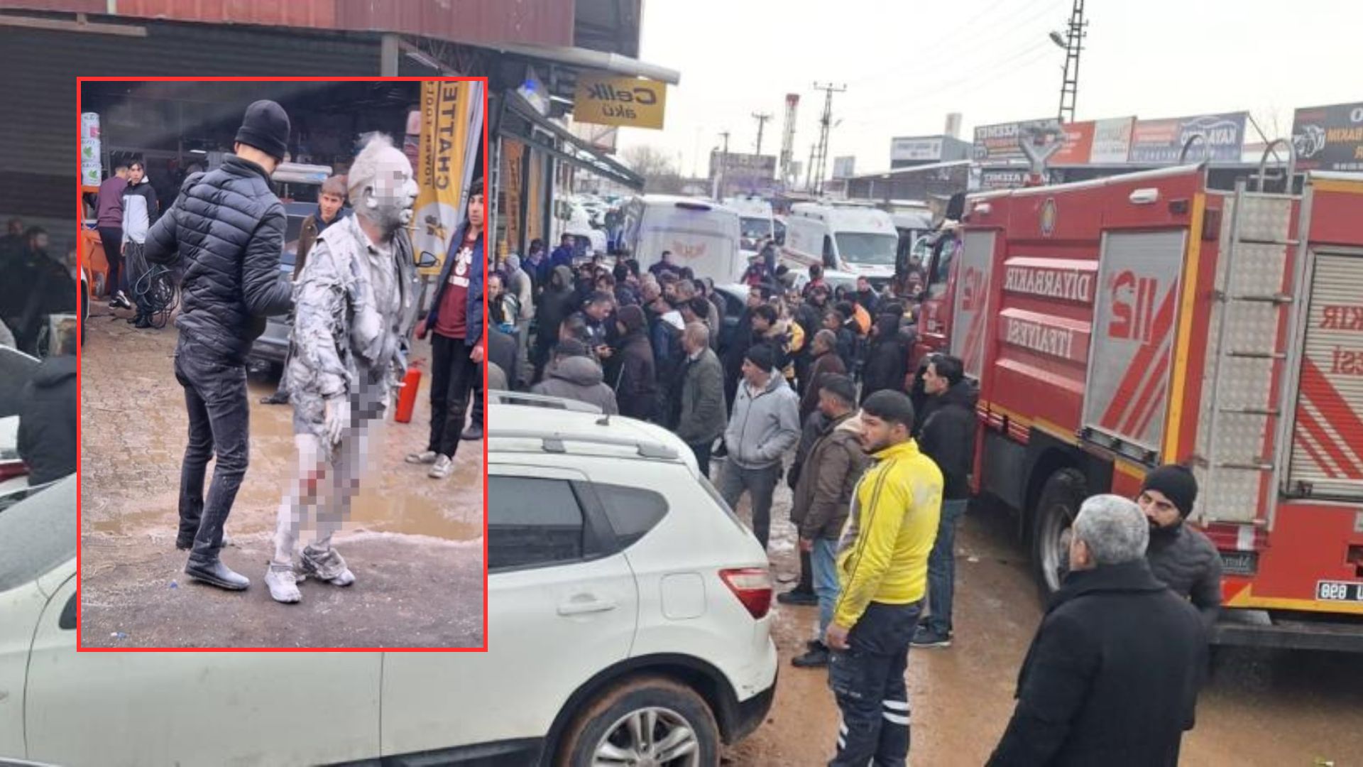 Diyarbakır'da oto sanayi sitesinde patlama: 4 yaralı
