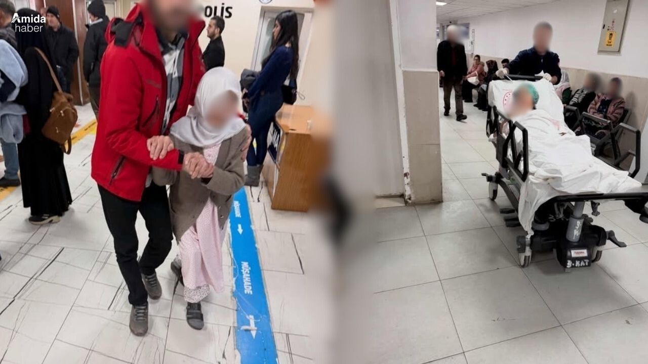 Diyarbakır hastanesinde sandalye yok: Hastalar yatakla taşınıyor