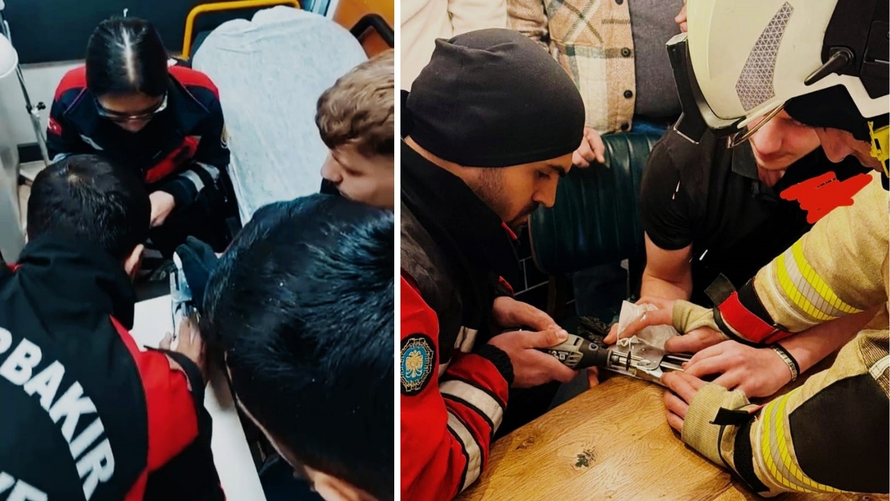 Diyarbakır zımba operasyonu: Parmak kurtarıldı