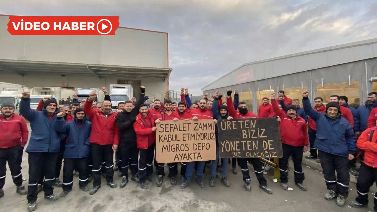 Diyarbakır’da depo işçileri isyan etti: Yüzde 50 istiyoruz