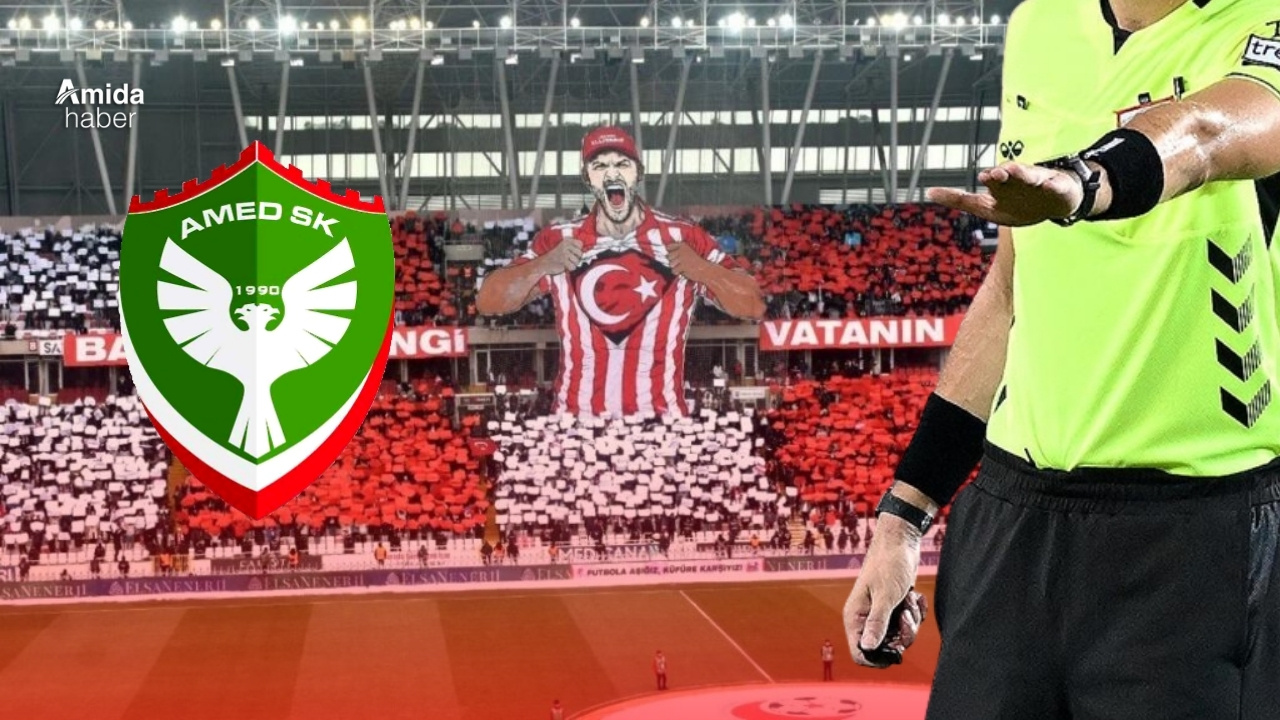 Konu Amedspor: Baba oğul iki hakemin başını yedi
