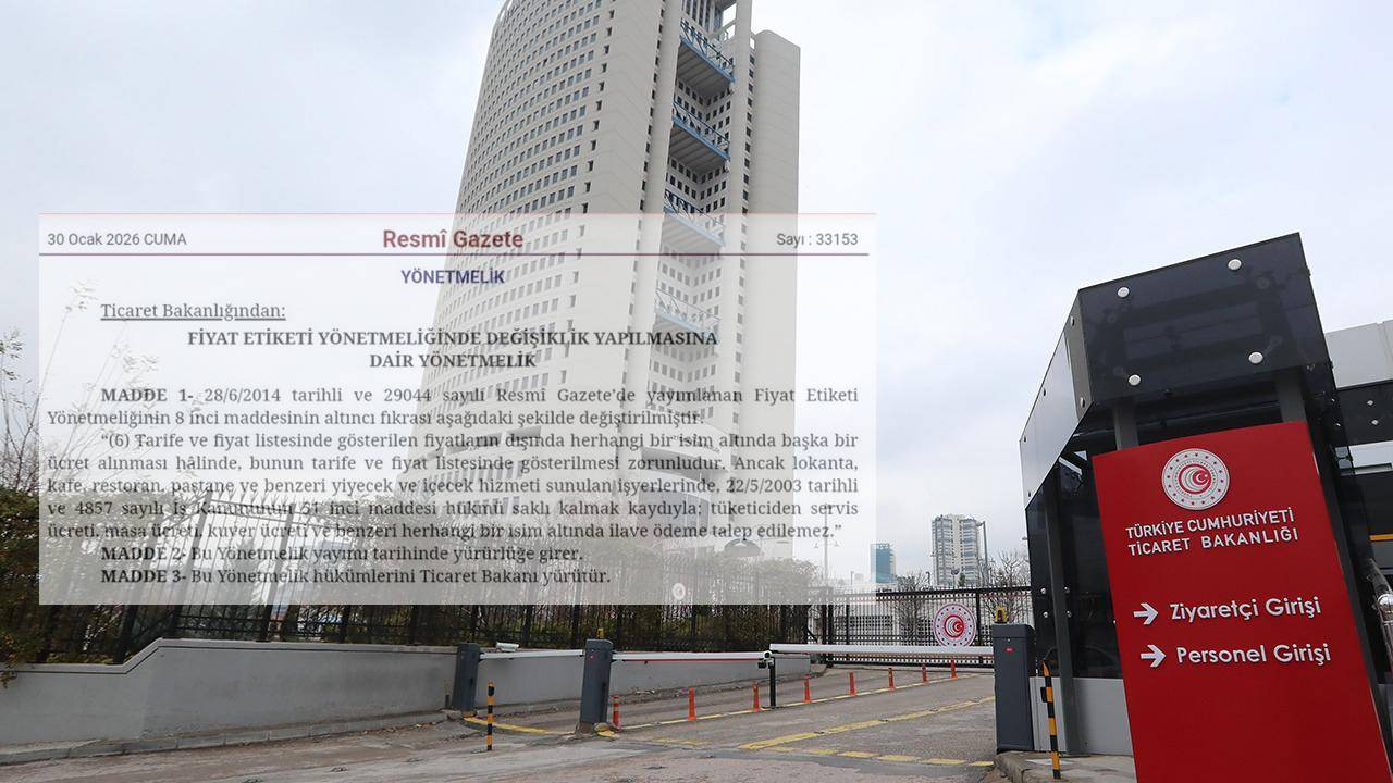 Kafe ve restoranlarda ek ücretler yasaklandı